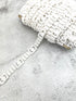 Off White Geometric Lace Trim 3/4 inch width 5 yards