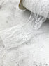 Off White Floral Lace Trim: Scalloped Edge, 5 Yards