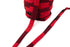 Red and Black Plaid Sweater Knit Trim Spaghetti Straps Hollow Tube Tubular Trim 10 yards ATN00961