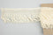 Ecru Crochet Like Cotton Fringe Trim 3.75 inches width x 3 yards ATN00994