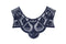 Navy Blue Embroidered Mesh Applique APP00199