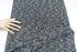 Heather Black and Cream Open Weave Sweater Knit Fabric Remnant 2.75 yards