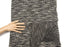 Textured Black Off White Tweed Like Sweater Knit Fabric by the Yard Extra Wide OSK00320