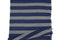 Blue and Gray Fancy Stripe Open Weave Sweater Knit Fabric 41 inches length