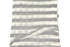 Gray and Off White Stripe Pointelle Open Weave Sweater Knit Fabric Extra Wide by the yard OSK00360R