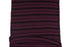 Burgundy and Black Fancy Stripe Open Weave Sweater Knit Fabric 1 Yard and 17 Inches