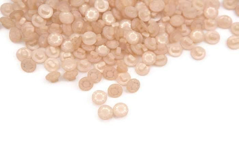 11mm Pale Pink Engraved Plastic Buttons 20 Pieces