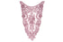 Lavender Pink Floral Lace Applique 1 Piece APP00129