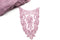 Lavender Pink Floral Lace Applique 1 Piece APP00129