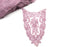 Lavender Pink Floral Lace Applique 1 Piece APP00129