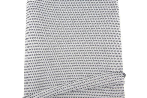 Gray Dotted Fancy Open Weave Sweater Knit Fabric 1.75 yards OSK00736
