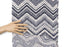 Heather Blue and Cream Chevron Sweater Knit Fabric 1 yard and 25 inches