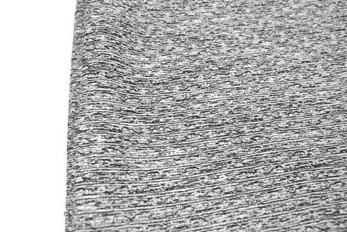 Black and Off White Fancy Italian Novelty Woven Fabric by the yard