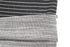 Gray and Off White Stripe Double Face Knit Fabric by the yard Extra Wide STK00217R