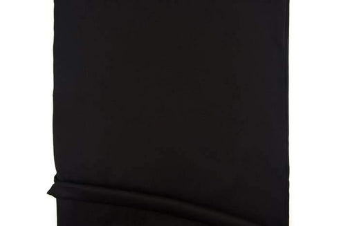 Black Stretch Pique Woven Fabric High End 2.75 yards