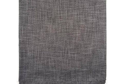 Black and Off White Cross Hatch Plaid Suiting Woven Fabric by the yard