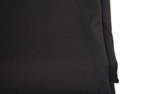 Black Stretch Pique Woven Fabric High End 2.75 yards