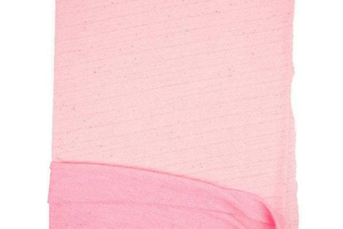 Bright Pink Space Dye French Terry Knit Fabric Remnant 1.75 yards Extra Wide