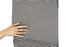 Black and Heather Gray Narrow Stripe Rib Knit Jersey Fabric by the yard