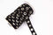 Black Large Cotton Grommet Tape Eyelet Cotton Twill Tape Trim by the Yard ATN00572