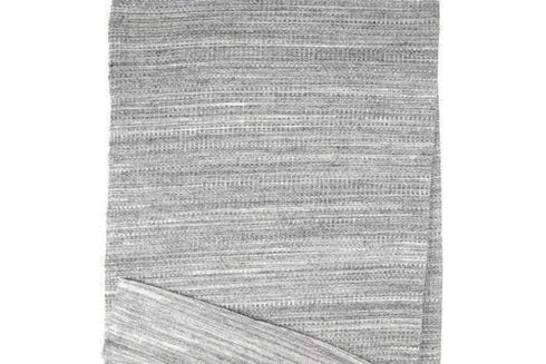 Heather Gray and Off White Double Face Reversible Waffle Knit Fabric by the yard ATK00354R