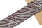 Metallic Brown and Silver Zebra Print Elastic Band Elastic Trim Wide 2.75 inches width 34 inches length ELT00018
