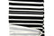 Black and Off White Stripe Cloque Ponte Knit 1 yard and 14 inches