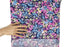 Pink and Blue Floral Print Knit Jersey Fabric 1 yard PDK00556