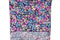 Pink and Blue Floral Print Knit Jersey Fabric 1 yard PDK00556