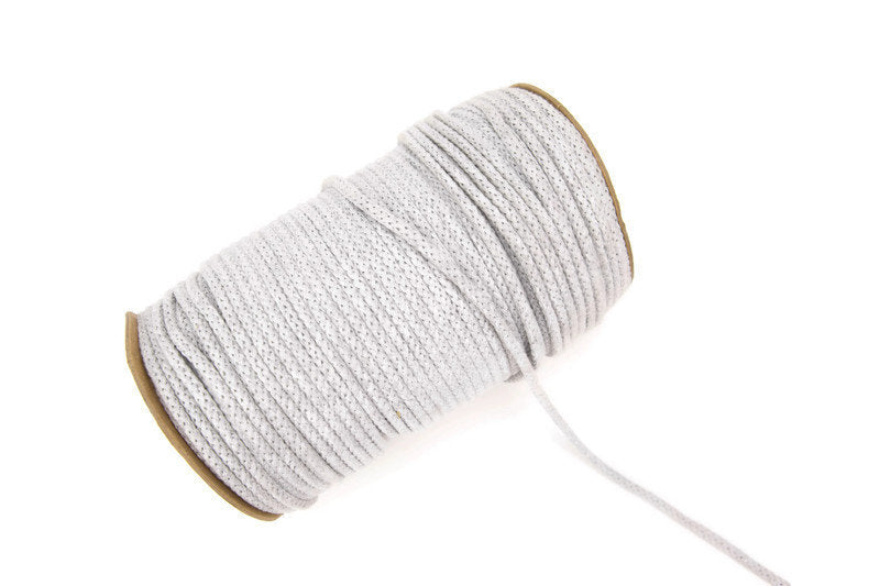 Light Gray Cotton Piping Cord Rope Trim 5mm 18 yards