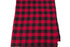 Red and Black Buffalo Plaid Flannel Plaid Fabric Brushed by the yard ATW00105R