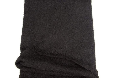 Black Tweed Knit Fabric by the yard