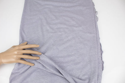 Heather Lavender Gray Sweater Knit Fabric by the yard OSK00993R