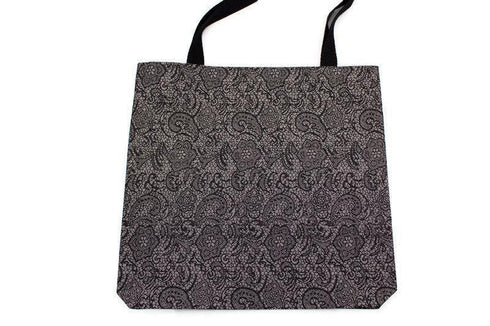 Denim Paisley Damask Woven Fabric Remnant 1.25 yards