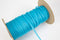 Blue Organza Trim Spaghetti Straps Hollow Tube Tubular 28 yards Remnant