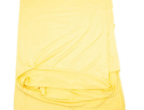 Heather Yellow Pilled Knit Jersey Fabric by the yard Extra Wide ATK00427R