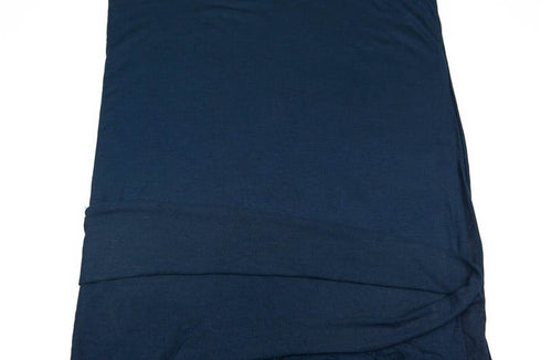 Navy Blue Dark Blue Knit Jersey Fabric by the yard ATK00438R