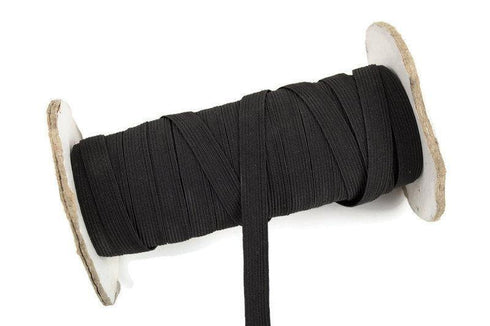 Black 1/2 inch Elastic Trim 10 yards