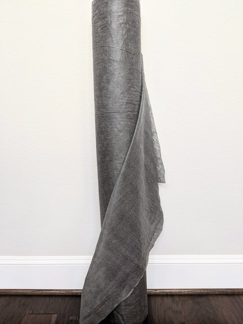 Light Weight Fusible Non Woven Interfacing Dark Gray 45 inches width by the yard NTN00028R