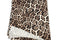 Leopard Print Brushed Poly Knit Fabric 3 yards PDK00658