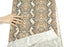 Sand Beige Snake Print Baby French Terry Knit Fabric Remnant 1 yard 24 inches FTK00756