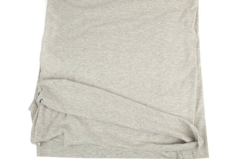 Light Heather Gray Ponte Knit Fabric Double Knit by the yard Extra Wide ATK00439R