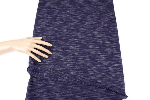 Heather Blue Violet Knit Jersey Fabric by the yard ATK00450R