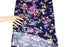 Navy and Pink Multi Abstract Splatter Knit Jersey Fabric by the yard PDK00677R