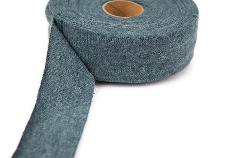 Heather Dark Teal Sweater Knit Bias Tape 1-5/8 inches width x 28 yards