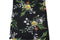 Black Floral Brushed Poly Knit Fabric 34 inches width