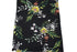 Black Floral Brushed Poly Knit Fabric 34 inches width