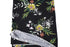 Black Floral Brushed Poly Knit Fabric 34 inches width