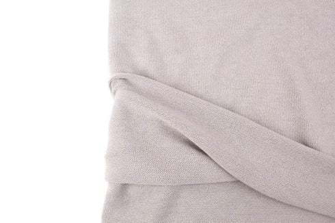 Warm Gray Sweater Knit Fabric 1 yard OSK01022A