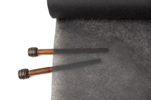 Charcoal Gray Non Fusible Non Woven Interfacing Medium Weight 46 inches width by the yard NTN00037